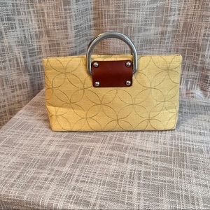 CUSTOM MADE Silver D’s Biloba Clutch.   Add Libb Designs in Charleston, SC.